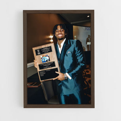 ap-tyrese maxey-7 cadre Bois foncé