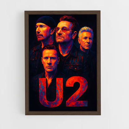 ap-u2-5 cadre Bois foncé