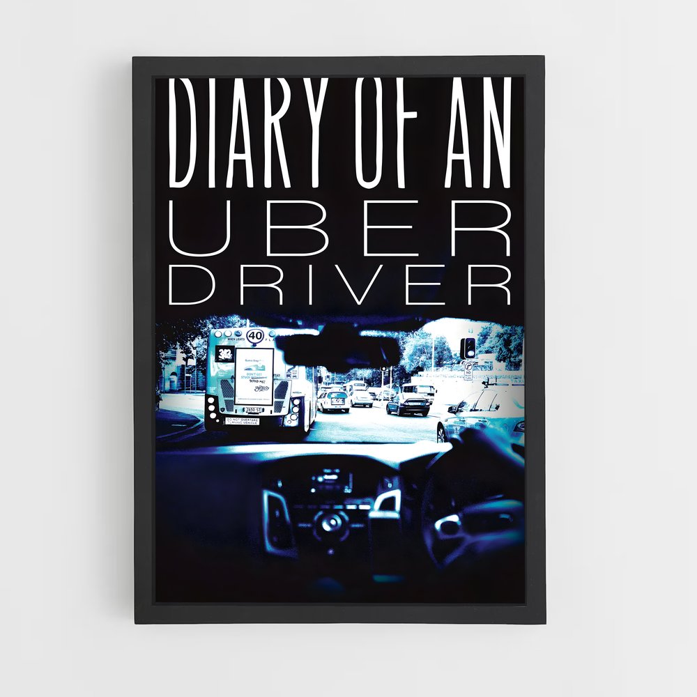 ap-uber driver-1 cadre Noir
