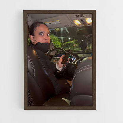 ap-uber driver-2 cadre Bois foncé