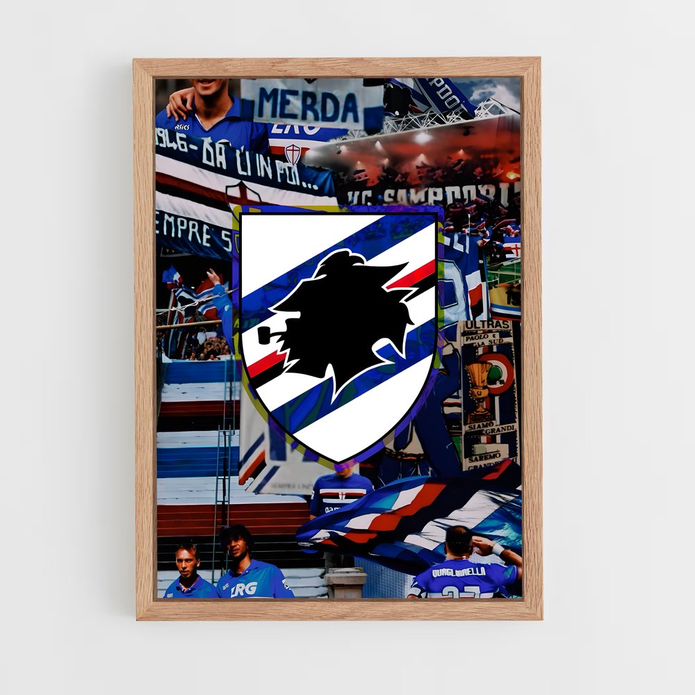 ap-uc sampdoria-3 cadre Bois clair