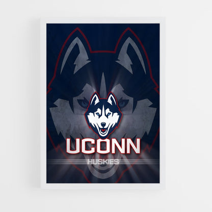 ap-uconn huskies-3 cadre Blanc