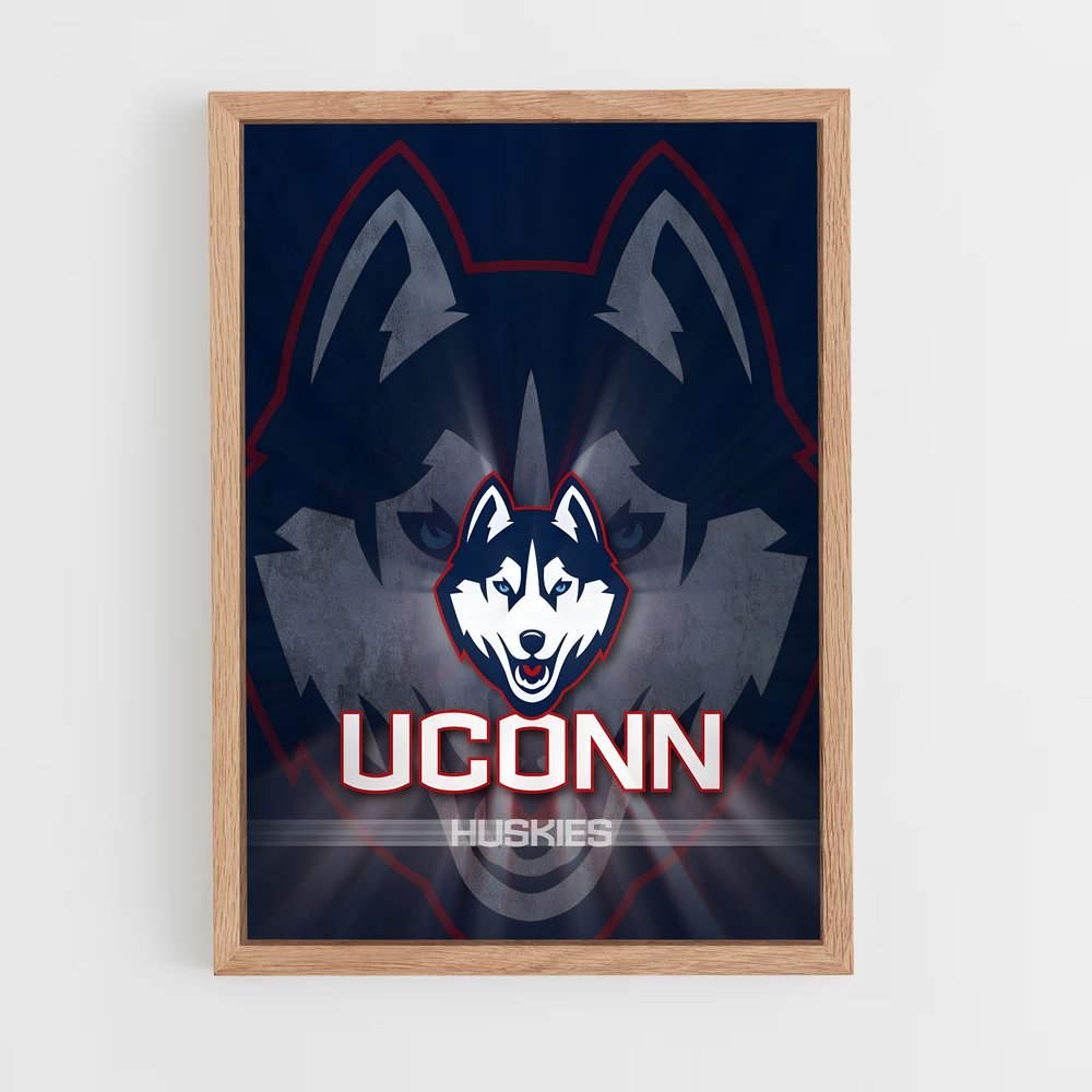 ap-uconn huskies-3 cadre Bois clair