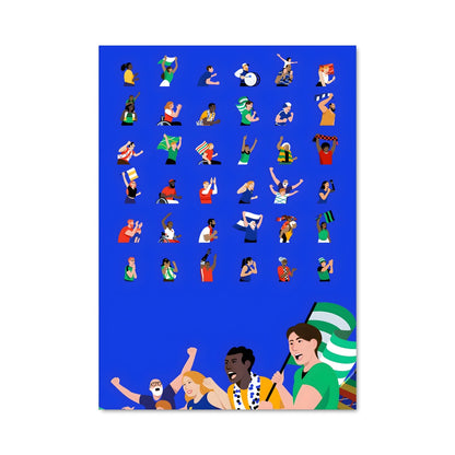 Poster Couleurs de la Victoire