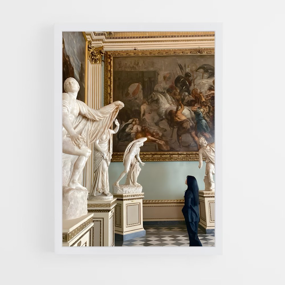 ap-uffizi gallery-1 cadre Blanc