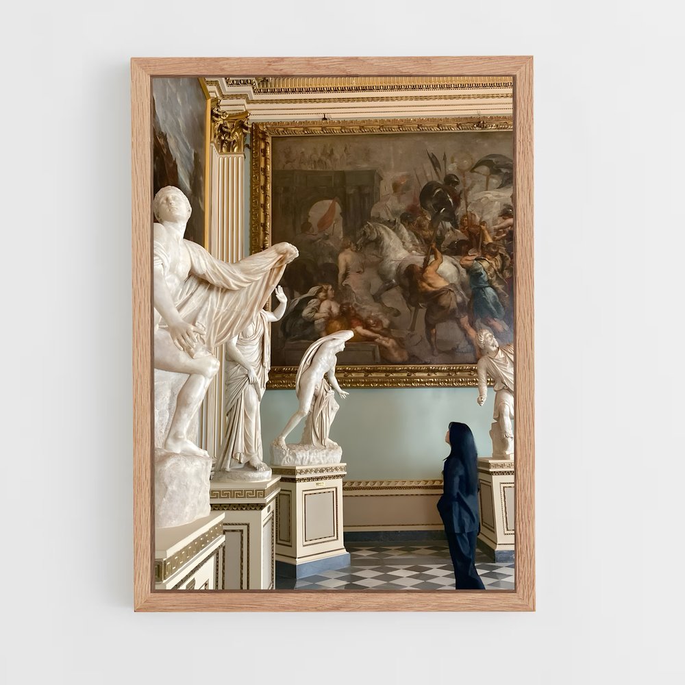 ap-uffizi gallery-1 cadre Bois clair