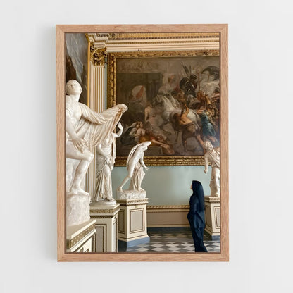 ap-uffizi gallery-1 cadre Bois clair