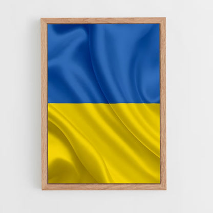 ap-ukraine flag-2 cadre Bois clair