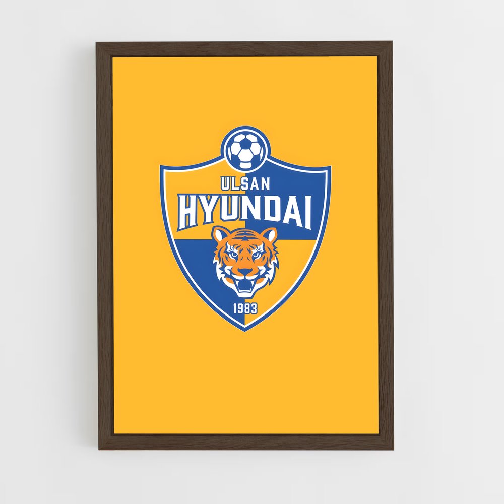 ap-ulsan hyundai fc-2 cadre Bois foncé