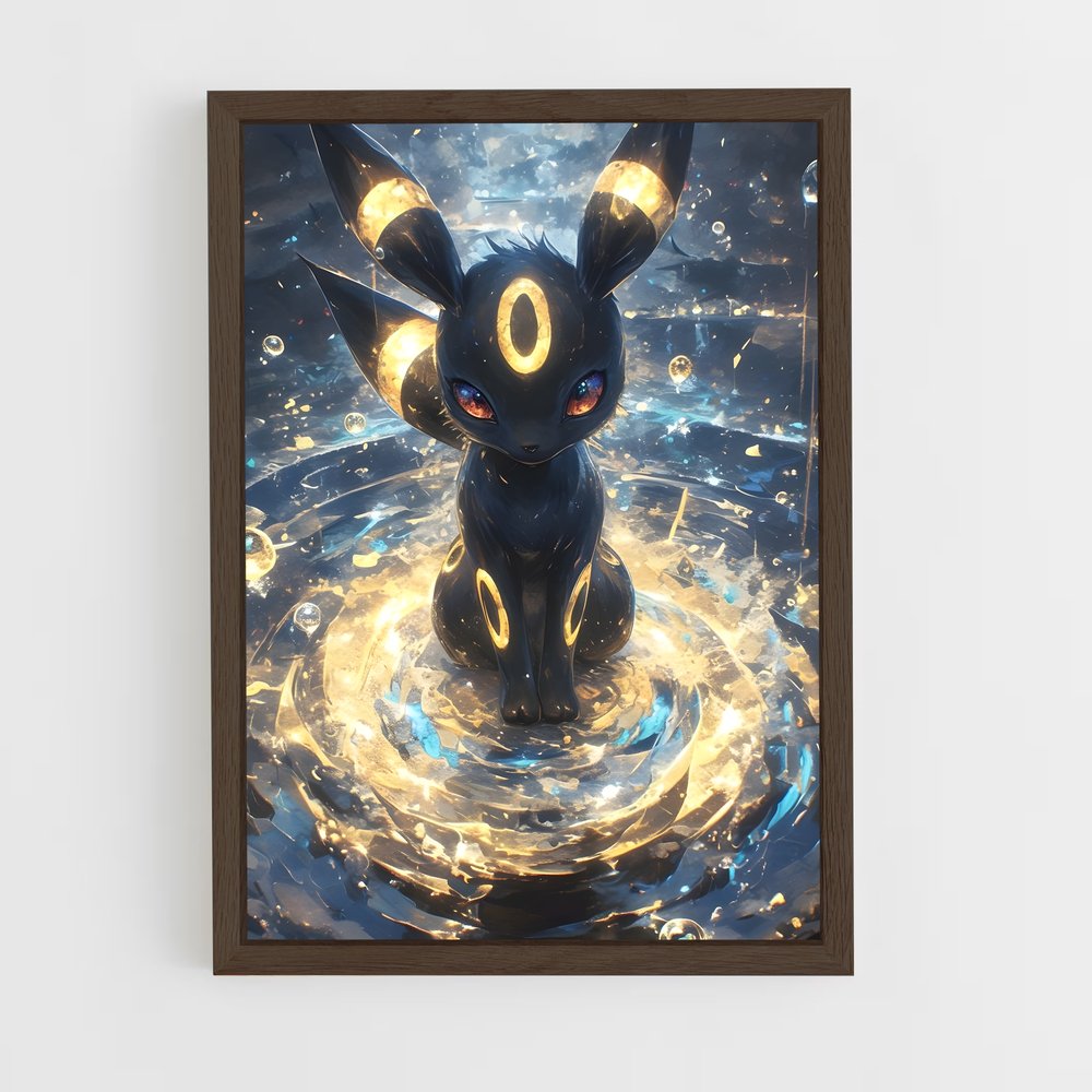 ap-umbreon-7 cadre Bois foncé