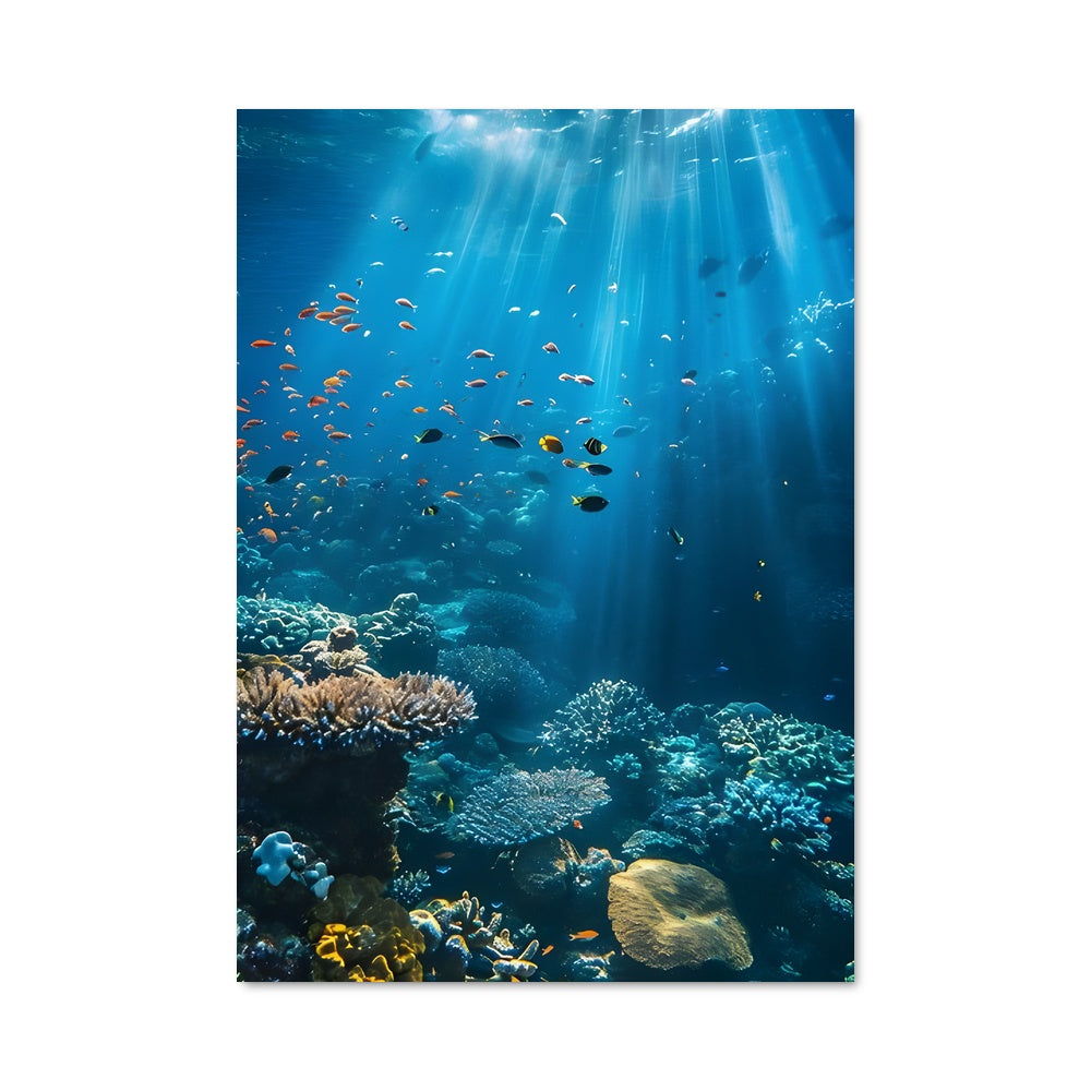 Poster Récif Lumineux