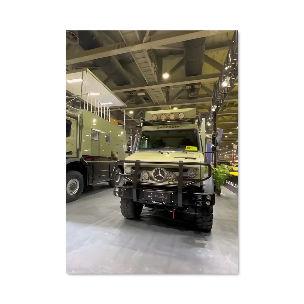 Poster Unimog en Ville