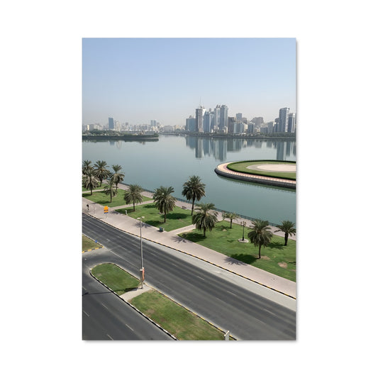 Poster Skyline des Émirats