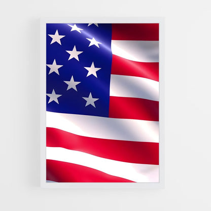 ap-united states flag-2 cadre Blanc
