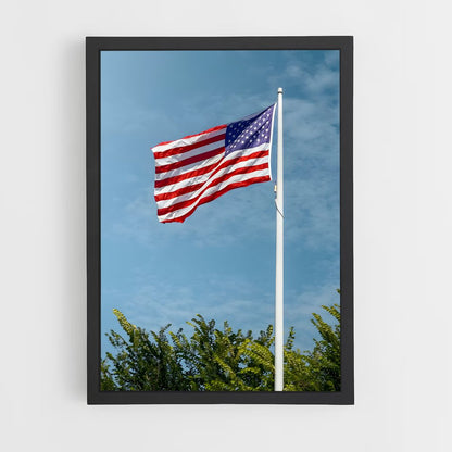 ap-united states flag-4 cadre Noir