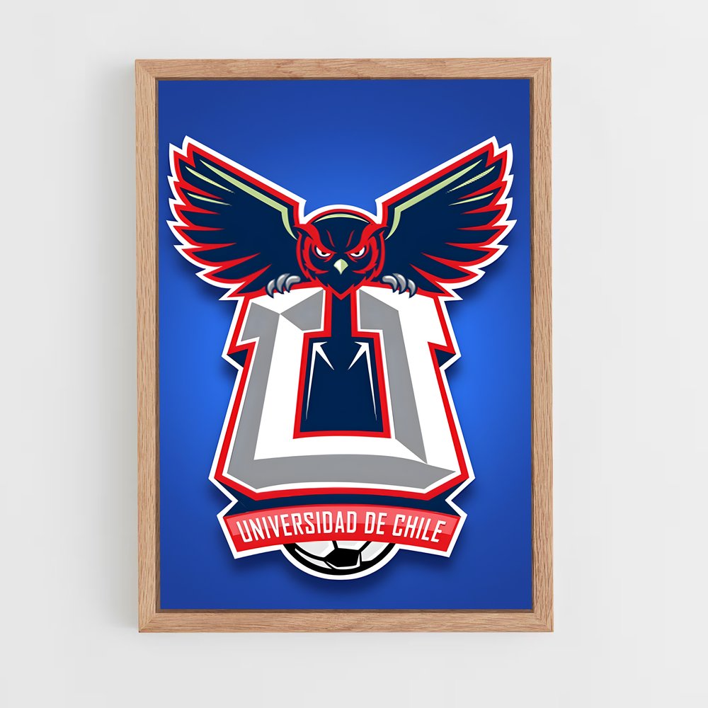 ap-universidad de chile football club-7 cadre Bois clair