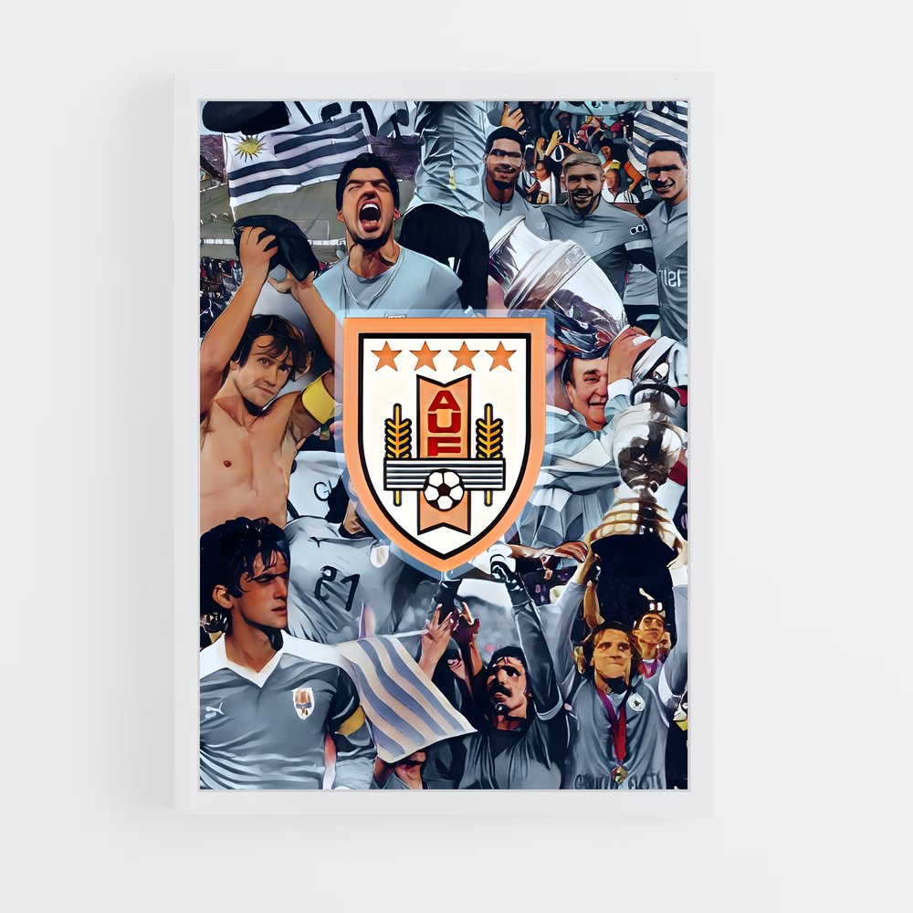 ap-uruguay national football team-4 cadre Blanc