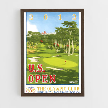ap-us open golf-1 cadre Bois foncé