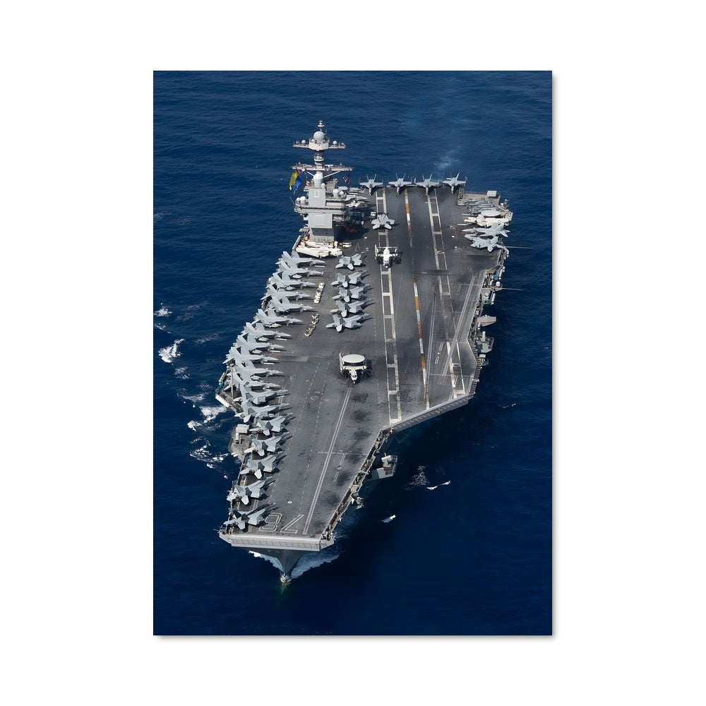 Poster L'USS Dwight D. Eisenhower en Mission