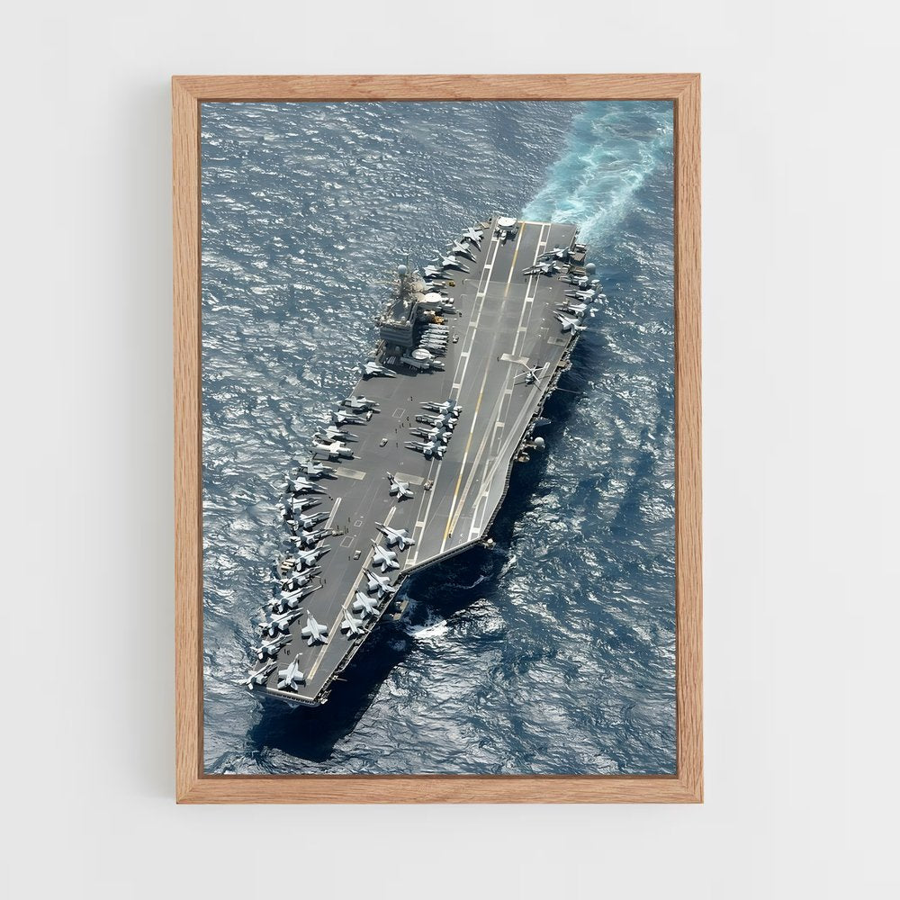 ap-uss abraham lincoln-1 cadre Bois clair