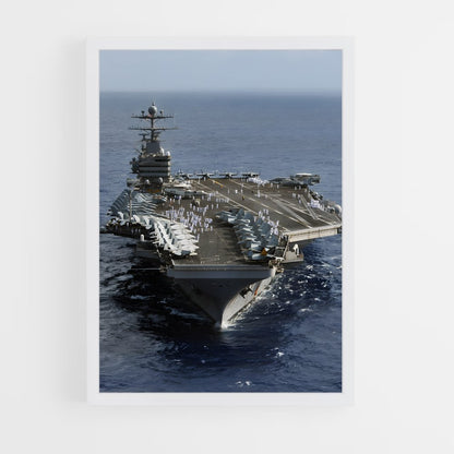 ap-uss abraham lincoln-3 cadre Blanc