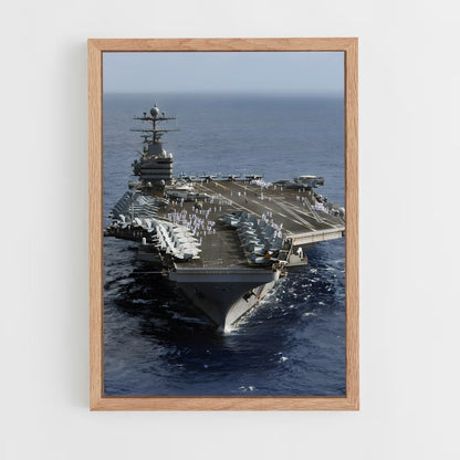 ap-uss abraham lincoln-3 cadre Bois clair