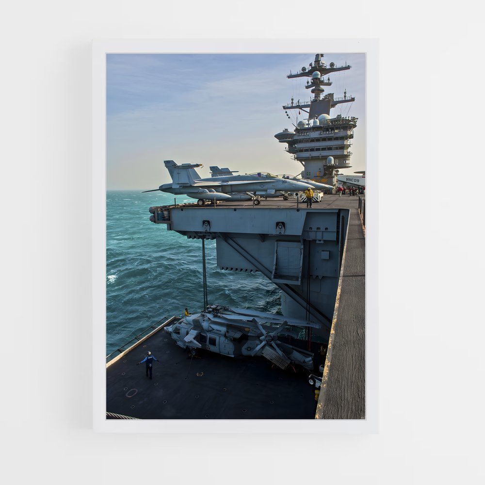 ap-uss carl vinson-2 cadre Blanc