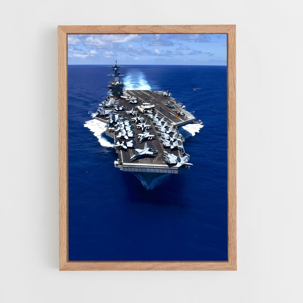ap-uss carl vinson-4 cadre Bois clair