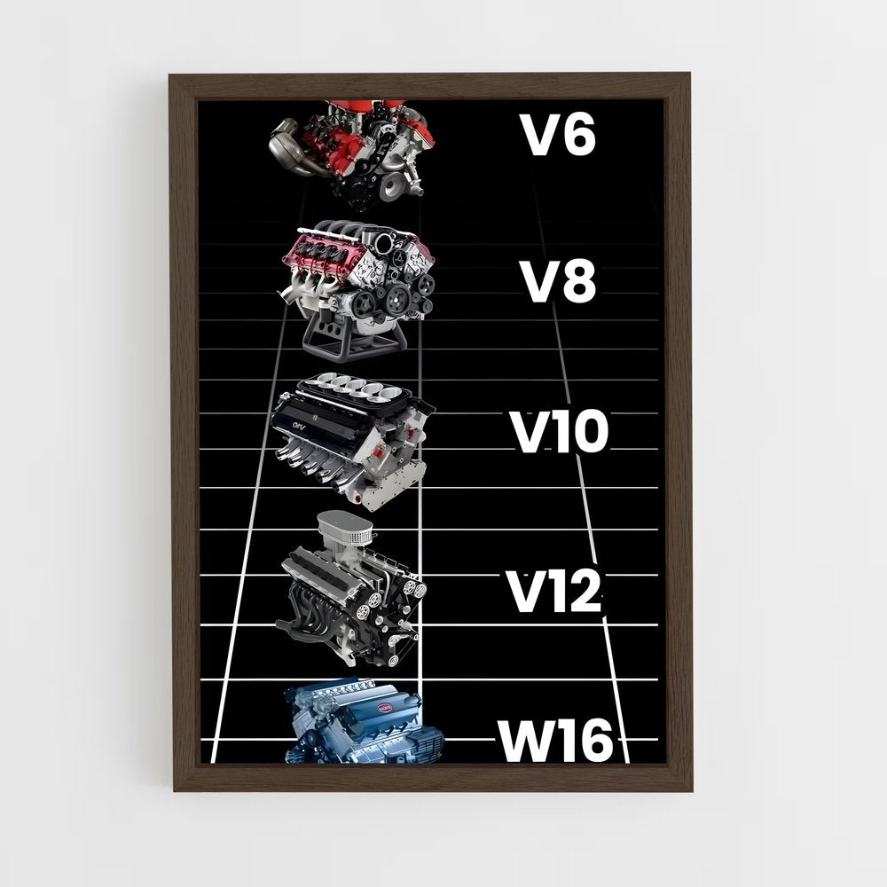 ap-v6-1 cadre Bois foncé