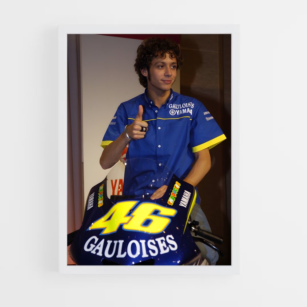ap-valentino rossi-4 cadre Blanc