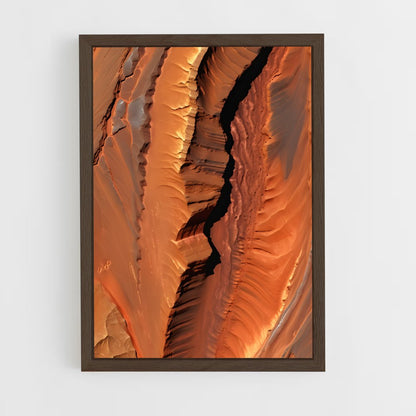 ap-valles marineris-12 cadre Bois foncé