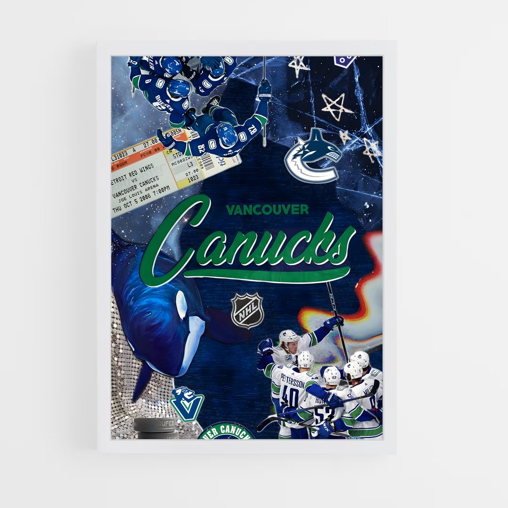 ap-vancouver canucks-1 cadre Blanc