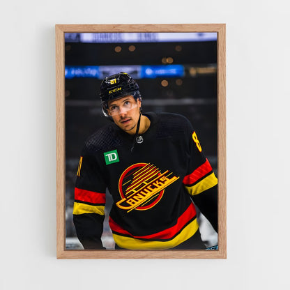 ap-vancouver canucks-13 cadre Bois clair