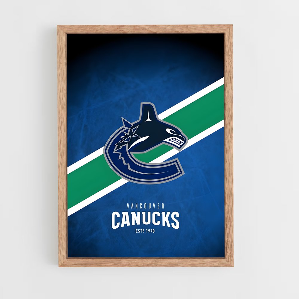 ap-vancouver canucks-2 cadre Bois clair