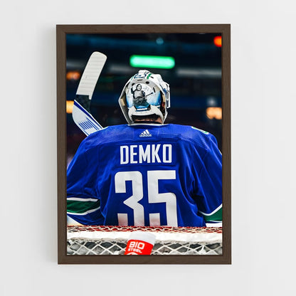 ap-vancouver canucks-6 cadre Bois foncé