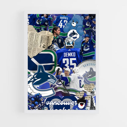 ap-vancouver canucks-7 cadre Blanc
