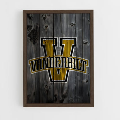 ap-vanderbilt commodores-1 cadre Bois foncé