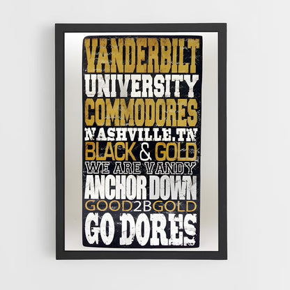 ap-vanderbilt commodores-2 cadre Noir