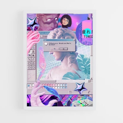 ap-vaporwave-2 cadre Blanc