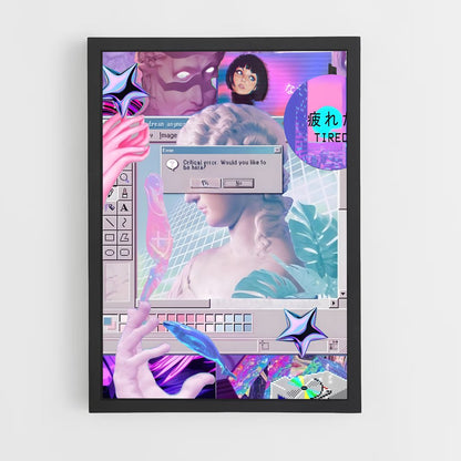 ap-vaporwave-2 cadre Noir