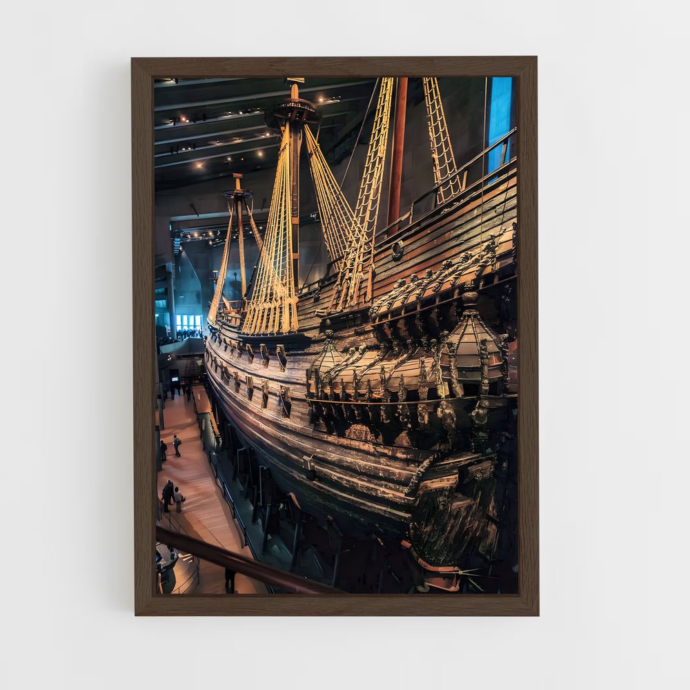 ap-vasa museum-1 cadre Bois foncé