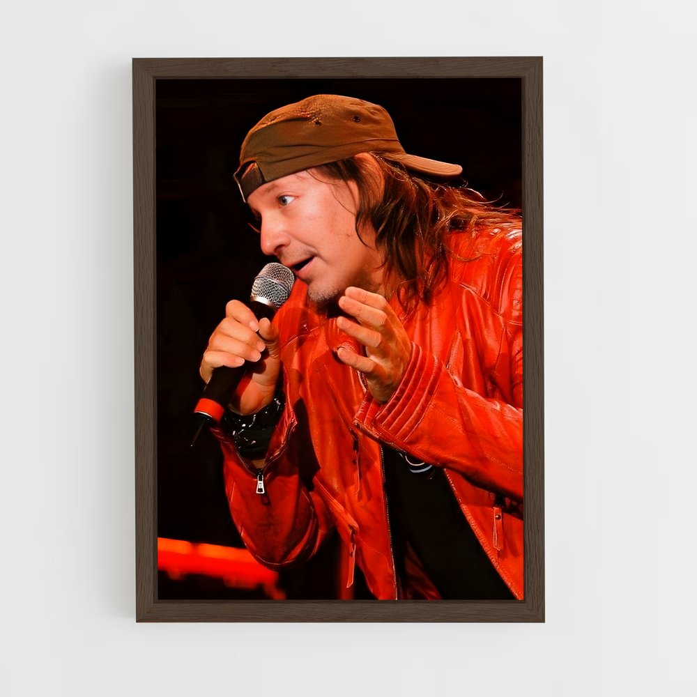 ap-vasco rossi-9 cadre Bois foncé