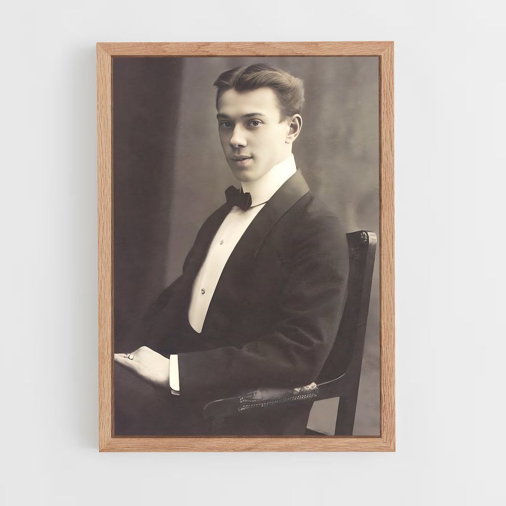 ap-vaslav nijinsky-8 cadre Bois clair