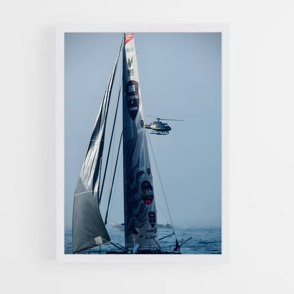ap-vendee globe sailing-4 cadre Blanc