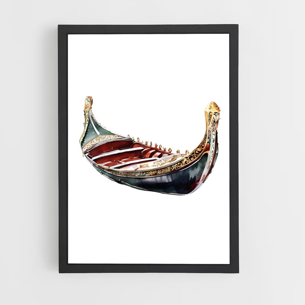 ap-venetian gondola-1 cadre Noir