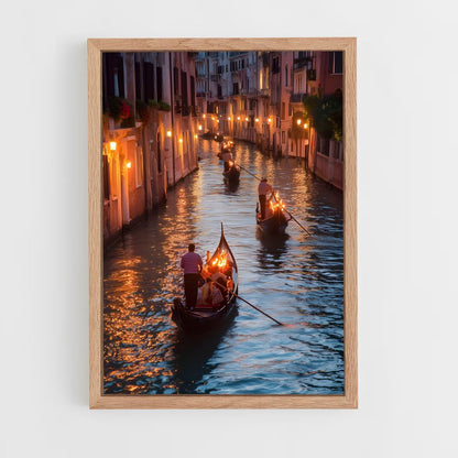 ap-venetian gondola-7 cadre Bois clair