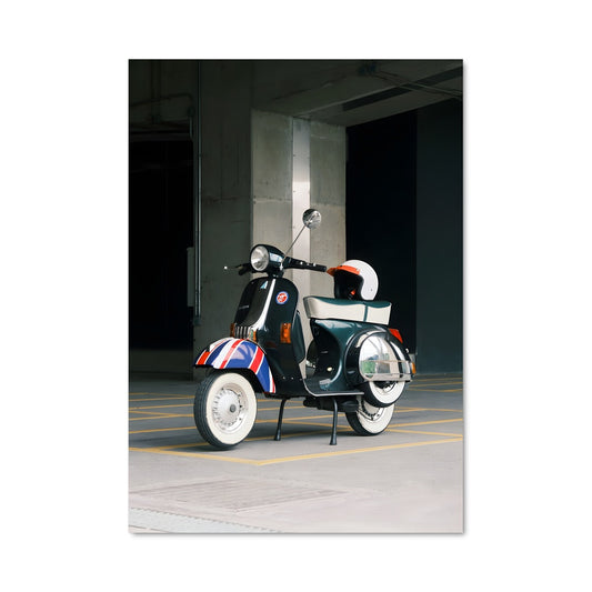 Poster Vespas et Nostalgie