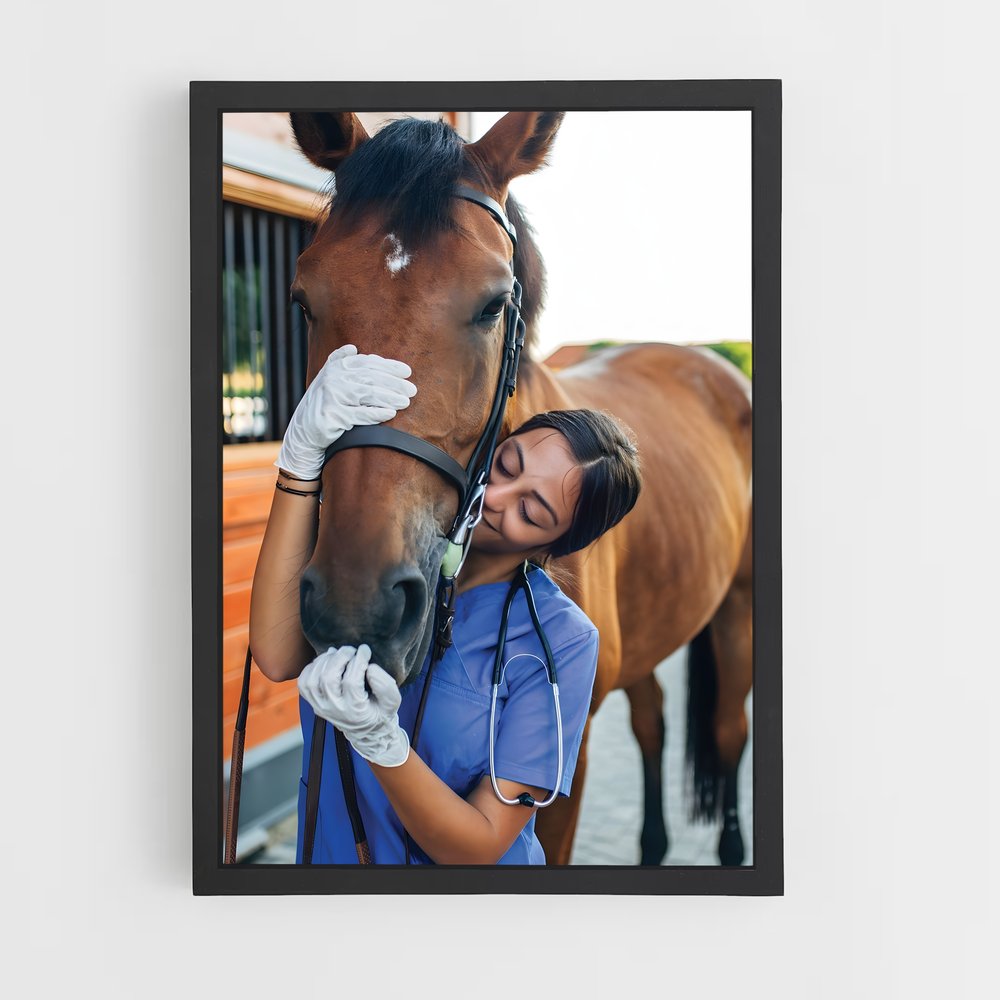 ap-veterinarian-6 cadre Noir