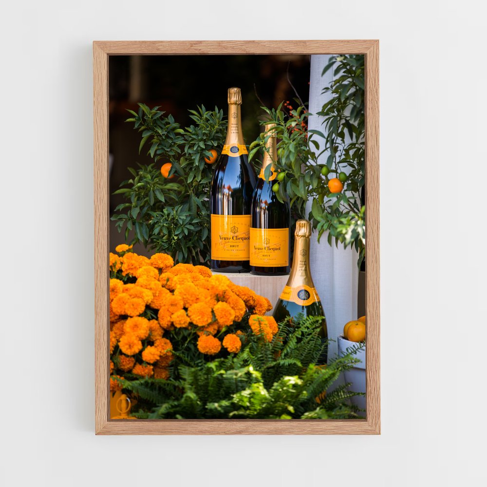ap-veuve clicquot-5 cadre Bois clair