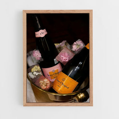 ap-veuve clicquot-8 cadre Bois clair